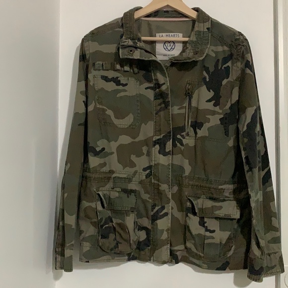 Pacsun LA Hearts Camo Utility Jacket - Picture 2 of 3